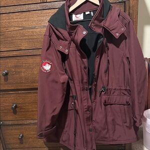 Canada Goose Women's Deep Red Ski Jacket